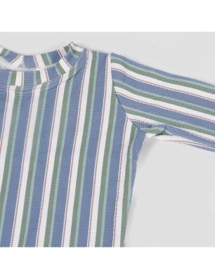 Camiseta protección solar Summer Strips de Walking Mum