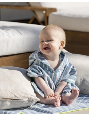 Poncho Toalla Summer Strips de Walking Mum