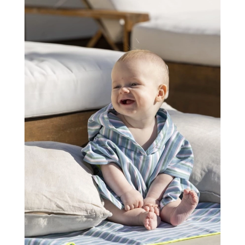 Poncho Toalla Summer Strips de Walking Mum