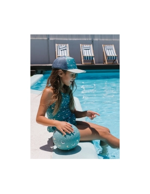 Pelota playa Whale de Monnëka 13 y 18 cm caucho