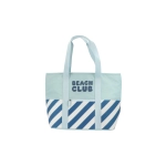 Bolsa Nevera Tote Stripes de Monnëka Azul