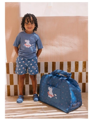 Bolsa de playa con rejilla Hippos de Monnëka