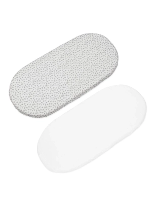 Pack 2 Sábanas bajeras Capazo Little Bloom de Pasito a Pasito