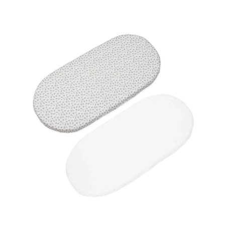 Pack 2 Sábanas bajeras Capazo Little Bloom de Pasito a Pasito