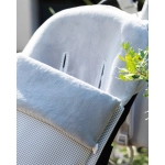 Detalle embozo de Saco silla invierno Little Bloom de Pasito a Pasito