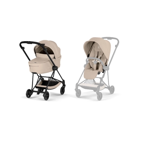 Cochecito 2 Piezas MIOS de Cybex Cozy Beige Matt Black
