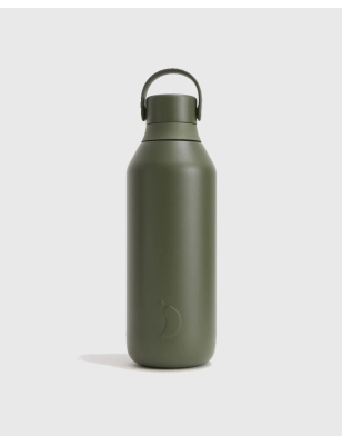 Botella  isotérmica 500ml Serie 3 de Chilly´s Caqui Green
