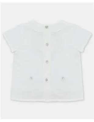 Camisa Punto Smock Tela Quebec De Aranda
