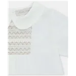 Camisa Punto Smock Tela Quebec De Aranda