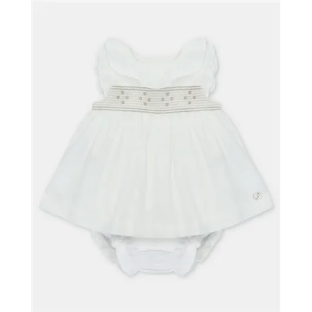 Conjunto Punto Smock Tela Quebec De Aranda