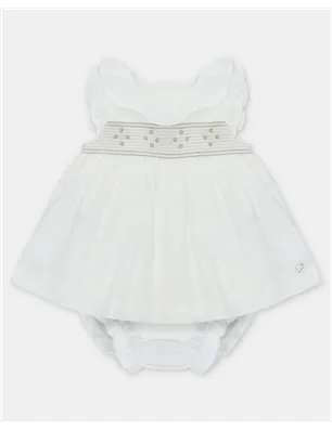 Conjunto Punto Smock Tela Quebec De Aranda