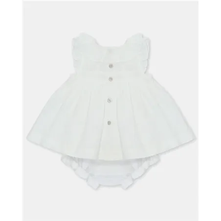 Conjunto Punto Smock Tela Quebec De Aranda