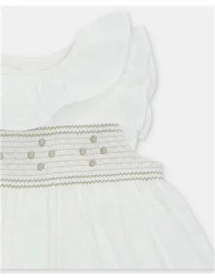 Conjunto Punto Smock Tela Quebec De Aranda