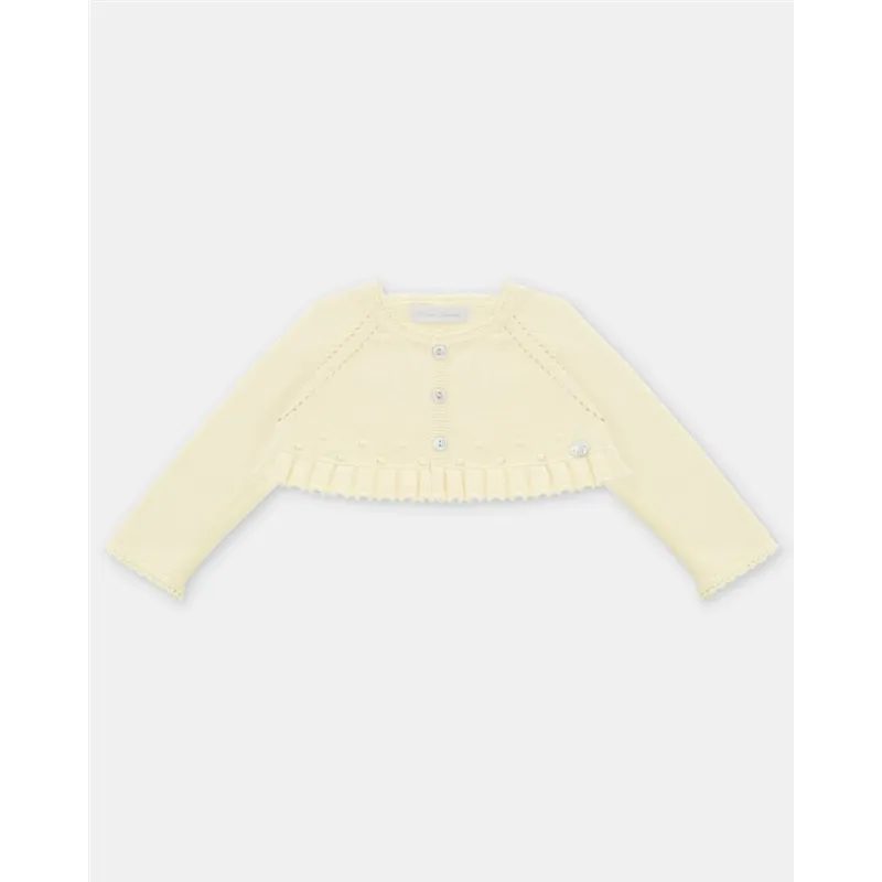 Cardigan Punto Corto Volante Winnipeg De Aranda