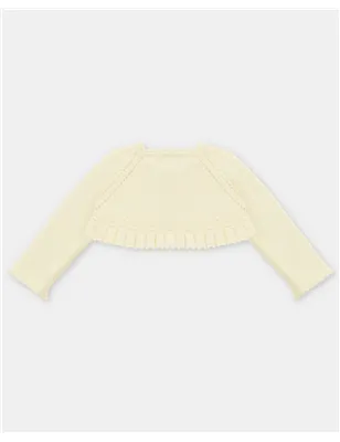 Cardigan Punto Corto Volante Winnipeg De Aranda