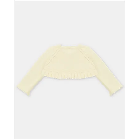 Cardigan Punto Corto Volante Winnipeg De Aranda