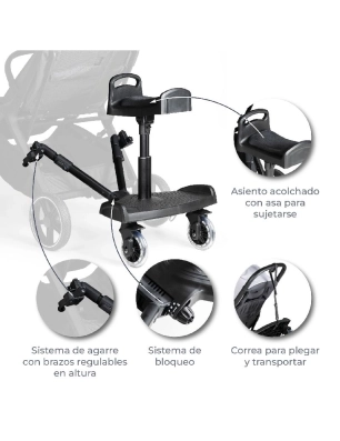 Patín universal con asiento Pathy de MS