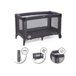 Cuna de viaje Basic de MS Negro