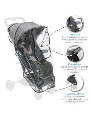 Plástico Universal para silla de paseo MS