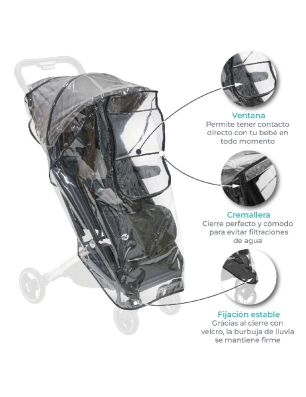 Plástico Universal para silla de paseo MS