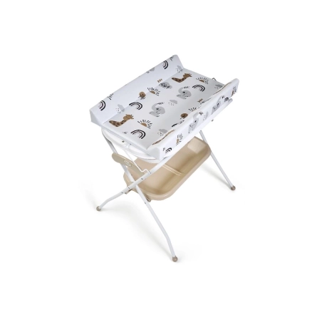 Bañera Zoe con cambiador y cojín MS Beige