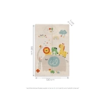 Alfombra juegos plegable reversible 180x120 cm de MS