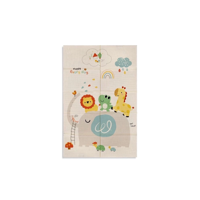 Alfombra juegos plegable reversible Trendy 180x120 cm de MS