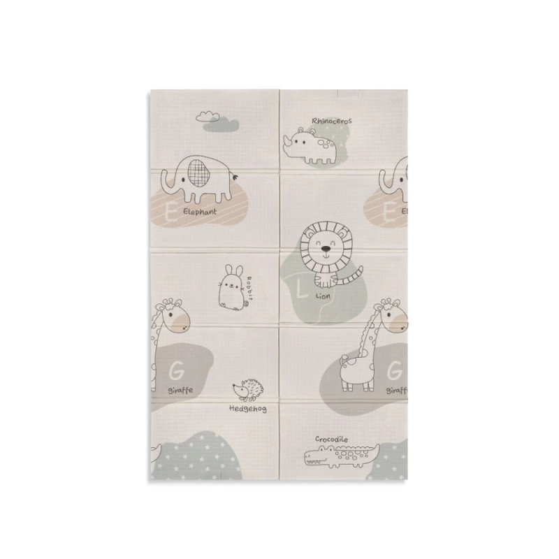 Alfombra juegos plegable reversible Trendy 180x120 cm de MS