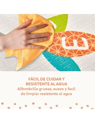 Alfombra juegos reversible 120x120cm Trendy de MS Elefante