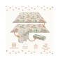 Alfombra juegos reversible 120x120cm Trendy de MS