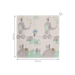 Alfombra juegos reversible 120x120cm Trendy de MS Elefante
