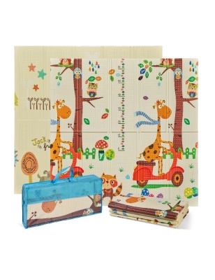 Alfombra juegos reversible 120x120cm Trendy de MS