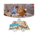 Alfombra juegos reversible 120x120cm Trendy de MS Elefante