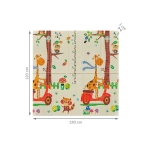 Alfombra juegos reversible 120x120cm Trendy de MS Elefante