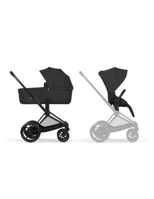 Cochecito 2 Piezas Cybex e-Priam Sepia Black Matt Black