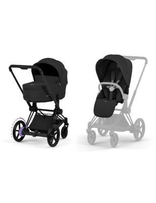 Cochecito 2 Piezas Cybex e-Priam Sepia Black Matt Black