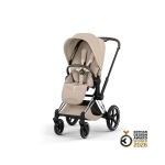 Cochecito 2 Piezas Cybex Priam Style Chrome Cozy Beige