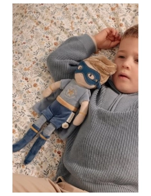 Muñeco Jim Superheroe de Little Dutch