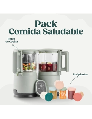 Robot de Cocina Multifunción de Vidrio para Bebés Nutribaby Glass