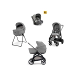 Cochecito 3 piezas Inglesina Aptica con Darwin Cristal Grey