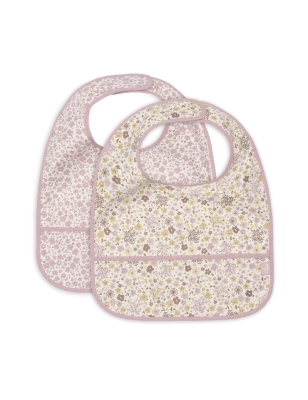 Pack 2 baberos impermeables de Jollein Flower