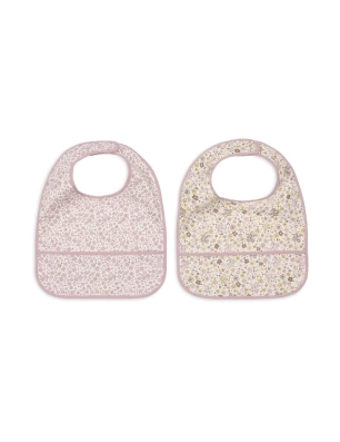 Pack 2 baberos impermeables de Jollein Flower