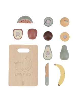 Frutas de Madera para cortar de Little Dutch