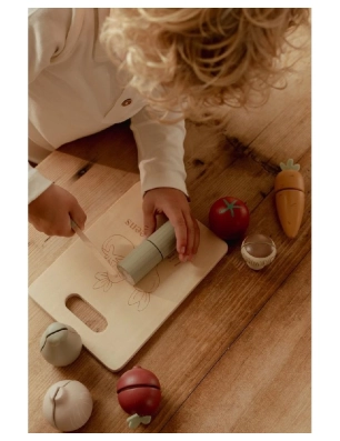 Verduras de Madera para cortar de Little Dutch