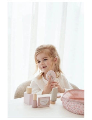Estuche de Maquillaje de Madera de Little Dutch
