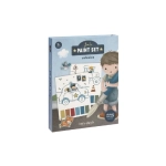 Set Pintura agua Jim Vehiculos de Little Dutch