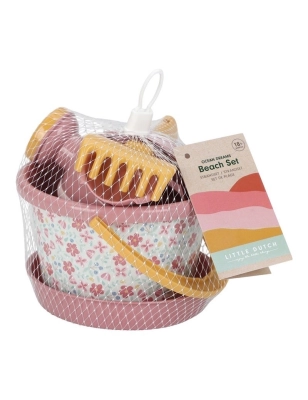 Set 5 piezas playa Flowers & Butterflies de Little Dutch