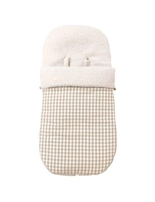 Saco standard Petra interior borrego de Giraffa Bianca e Blu