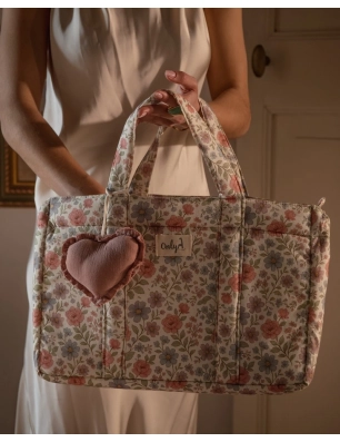 Bolsa Shoulder Elise Giraffa Bianca e Blu