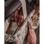 Bolsa Shoulder Elise Giraffa Bianca e Blu